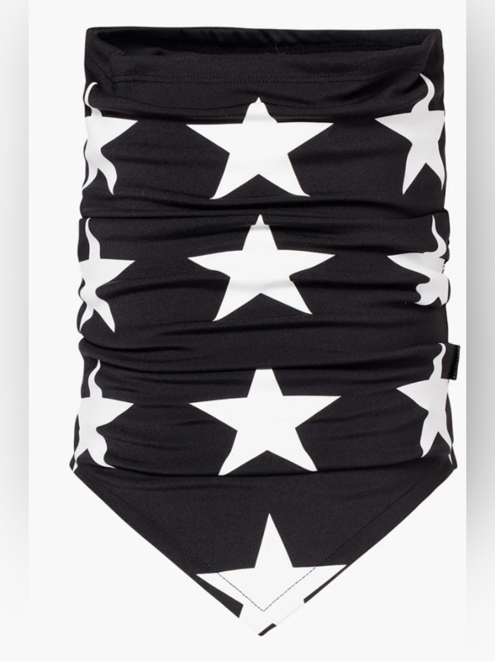 Goldbergh GIULIETTA neckwarmer Gaiter Black White Star Stars Gaitor Neck Warmer